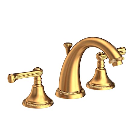 Newport Brass Widespread Lavatory Faucet in Satin Gold (Pvd) 1020-24S